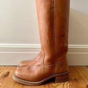 Frye Campus 14L boots - 7.5 - Saddle color